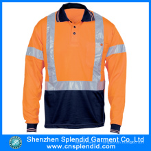 Shenzhen Work Garment Long Sleeve Safety Reflective Work Uniform